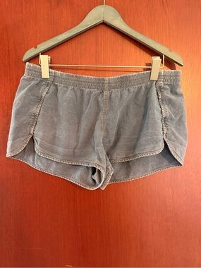 Rip Curl Women's Washed Gray Athletic Terry Shorts